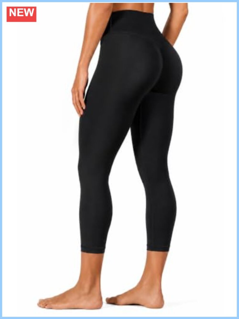 Butt Lifting Capri Leggings High Waist Booty Yoga Pants Tummy Control